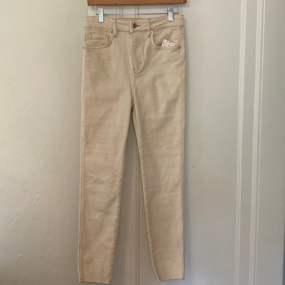 NWT cream Free People Jeans  size 29